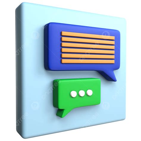 3d Rendering Of Messages Icon With A Box 3d Business 3d Messages 3d