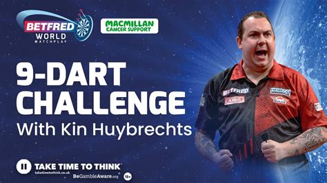 Kim Huybrechts 9 Dart Challenge For Macmillan Cancer Support Youtube