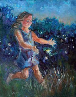 Carlene Dingman Atwater Chasing The Light Night Scene Painting Time