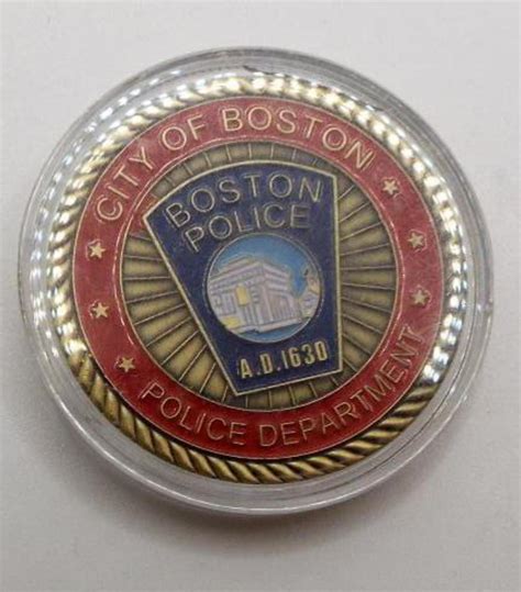 Sold At Auction Boston Police Challenge Coin