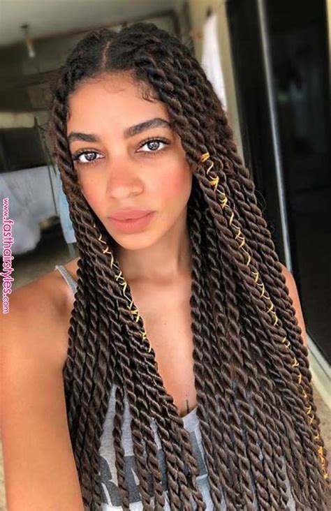 49 Senegalese Twist Hairstyles For Black Women Senegalese Twists Are A Good Protective Styl