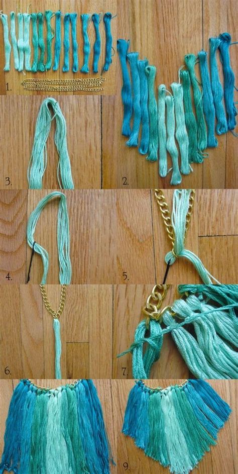 How To Make A Beaded Tassels 40 Simple Tutorial Diy Tassel Necklace