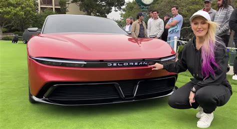 Supercar Blondie Checks Out Delorean Alpha 5 High End Electric Gt With