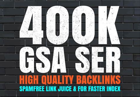 Create High Quality Verified Backlinks For Your Website By Using Gsa