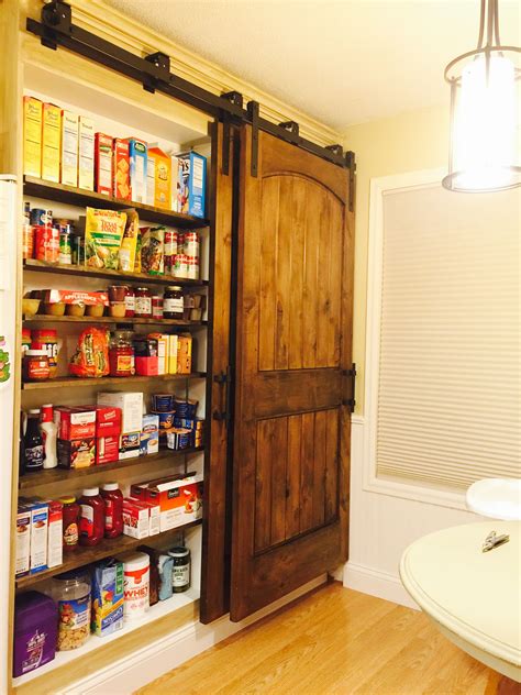 Simple Barn Door For Pantry With Low Cost Home Decorating Ideas
