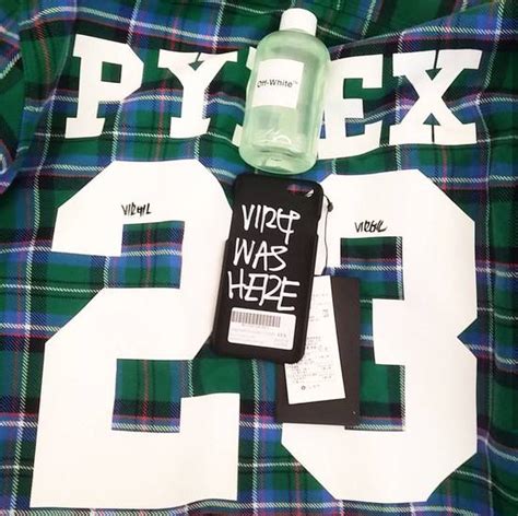 Pyrex Vision Flannel Shirt Authographed By Virgil Abloh Grailed