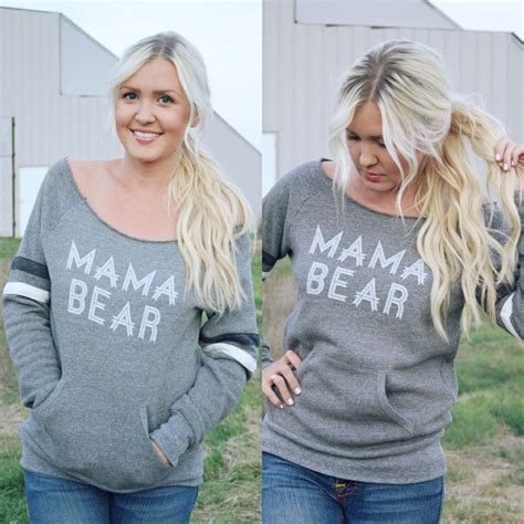 A Must Have For Our Mama Bears Stylish Maternity Maternity Wear Mama Bear Sweatshirt Cubs