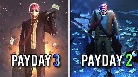 Payday 3 VS Payday 2 - Side By Side Comparison - YouTube