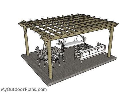 12x16 Pergola Plans Myoutdoorplans Free Woodworking Plans And