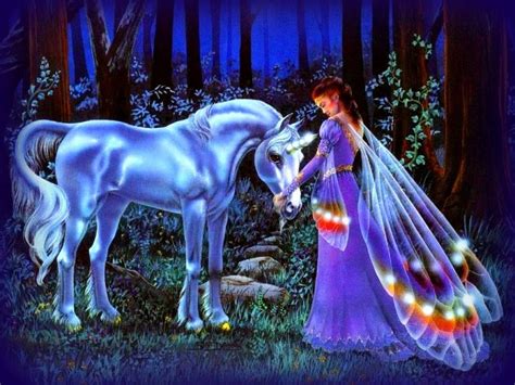 ~~the Last Unicorn~~ Fairy Wallpaper Unicorn And Fairies Unicorn
