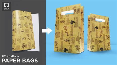 How To Make A Paper Bag At Home Easy And Simple Paper Bag Making