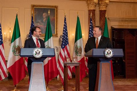El Secretario Luis Videgaray Se Reúne Con El Secretario De Estado De Estados Unidos Michael