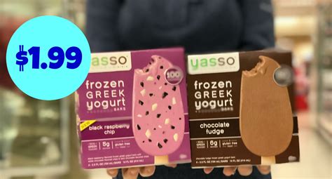 Yasso Frozen Greek Yogurt Bars Only 199 With Kroger Mega Event Reg