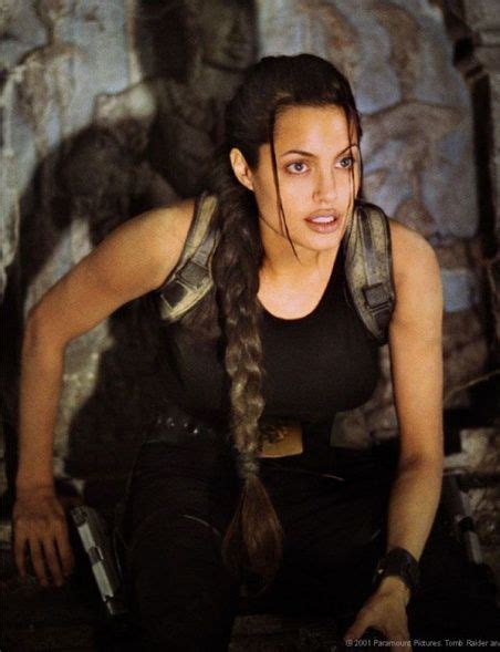 Angelina Jolie As Lara Croft Tomb Raider Lara Croft Angelina Jolie Tomb Raider Angelina Jolie