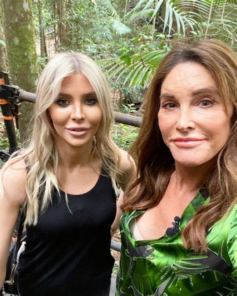 caitlyn jenners partner sophia hutchins finally visits the jungle after im a celeb star wasnt