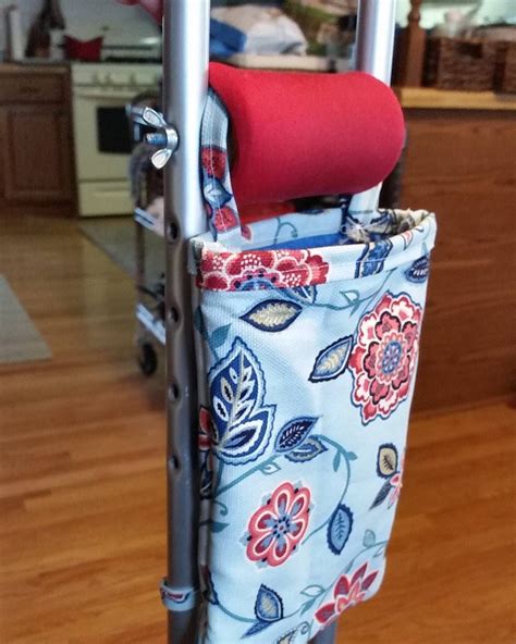 Made This Cute Little Bag For My Crutches Will Be On Them For Awhile