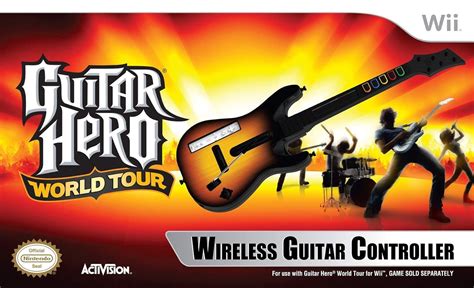 Wii Guitar Hero World Tour Stand Alone Guitar Renewed Video Games