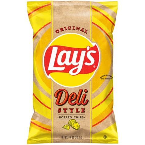 Lay S Potato Chips Classic Flavor Snacks 7 75 Oz Bag 7 75 Oz Frys