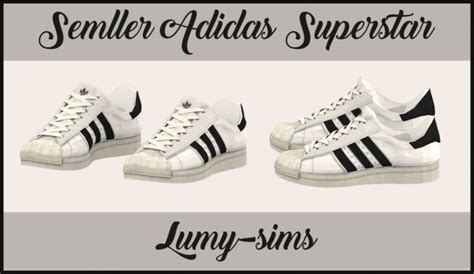 Semllers Superstar Sneakers Conversion At Lumy Sims Sims 4 Updates