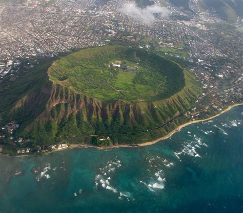 Diamond Head Crater On Oahu Hawaii