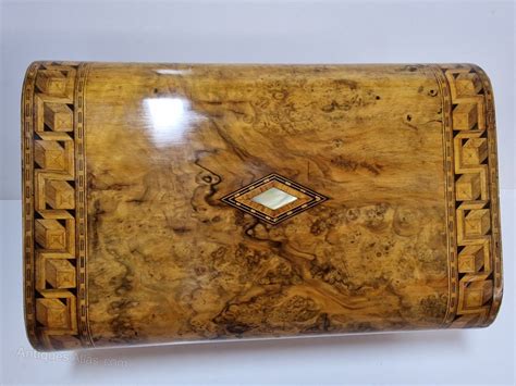 Antiques Atlas Victorian Tunbridge Ware Walnut Writing Slope