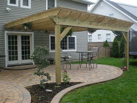 To make it look more beautiful, you can choose the colored aluminum sheet which matches the pergolaa s look. How to Build a Pergola (Attached to House) | Hunker ...