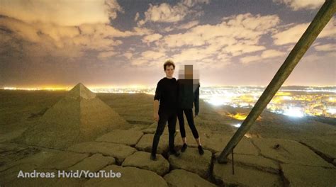 Couple Investigated Over Naked Picture Taken On Top Of Egyptian Pyramid
