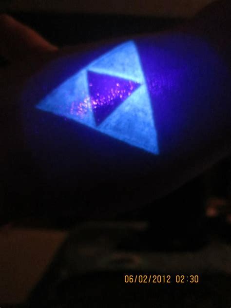 My Uv Triforce Tattoo I Am Super Ready For More Uv Ink