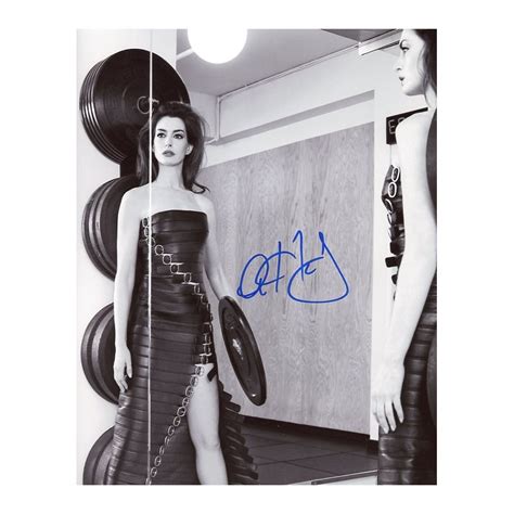 Signed Autograph Hathaway Anne All