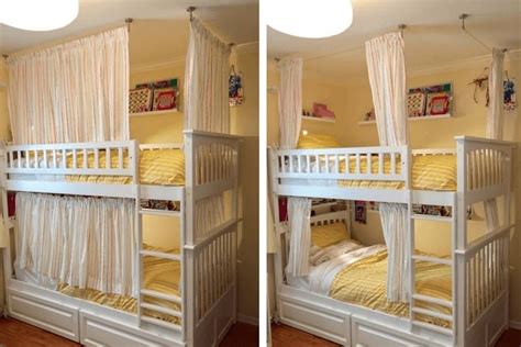 Lightweight And Breathable Bunk Bed Curtains Ikea Hackers