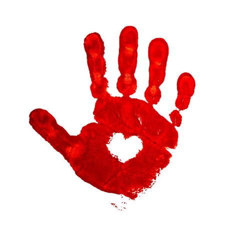 2800 Red Handprint Stock Photos Pictures And Royalty Free Images Istock