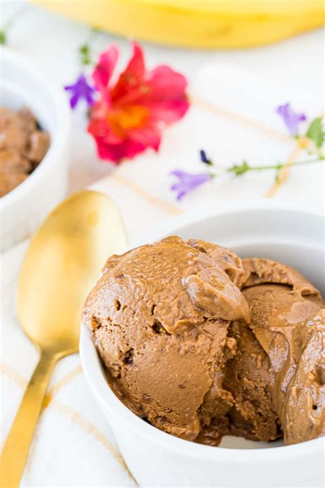 Chocolate Peanut Butter Vegan Soft Serve Ice Cream