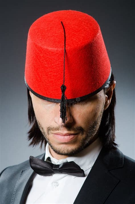 Man In Traditional Turkish Hat Stock Image Image Of Middle Muslim