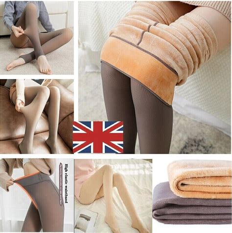Women Flawless Legs Fake Pantyhose Translucent Warm Fleece Winter Thick