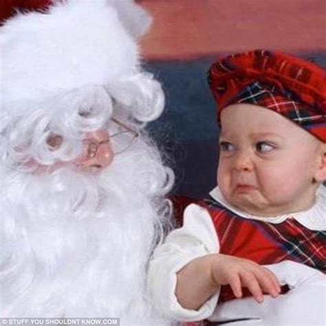 Hilarious Photos Show Terrified Children In Tears As They Visit Santa