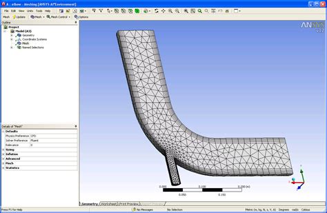 Ansys Fluent 12 1 In Workbench Tutorial Step 3 Meshing The Geometry Hot Sex Picture