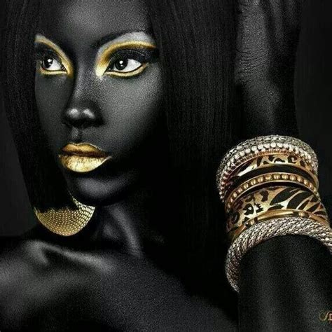 beauty is deep skined black women art black is beautiful beautiful black women
