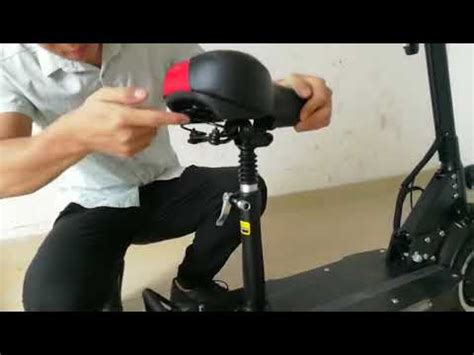 T113 Electric Scooter Folding Steps - YouTube