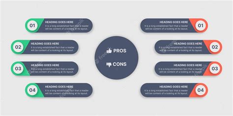 Premium Vector Pros And Cons Comparison Vs Versus Infographic