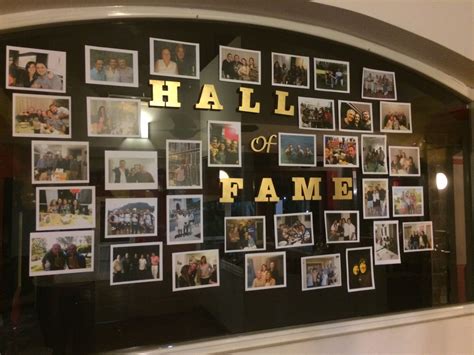 Hall Of Fame Wall Get Photos Of Volunteers To Place Around As
