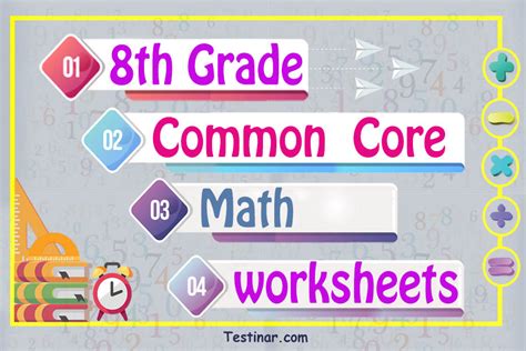 8th Grade Common Core Math Worksheets Free And Printable