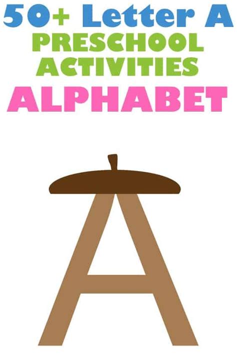 Printable Letter A Activities And Crafts For Preschoolers A Crafty Life