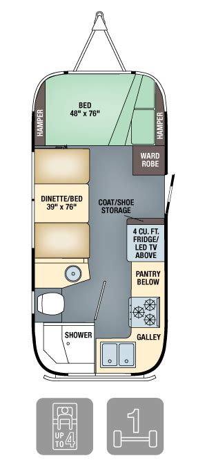 One floor plan offers everything you need. Large Airstream Bambi Floor Plan Design - Floor Plans ...