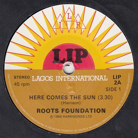 Roots Foundation Here Comes The Sun 1981 Vinyl Discogs