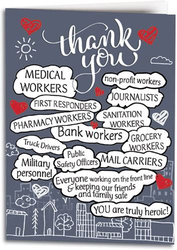 Thank You Heroes Folding Card Smartpractice Chiropractic