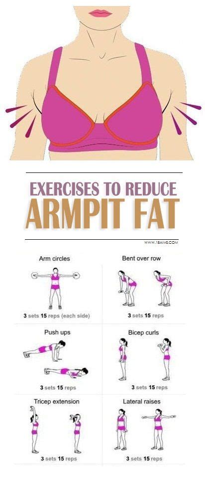 9 Simple Exercises To Get Rid Of Armpit Fat Arm Day Exercises