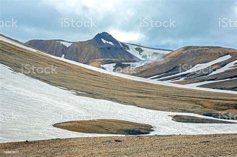 Farbige Berge Der Vulkanischen Landschaft Von Landmannalaugar Island