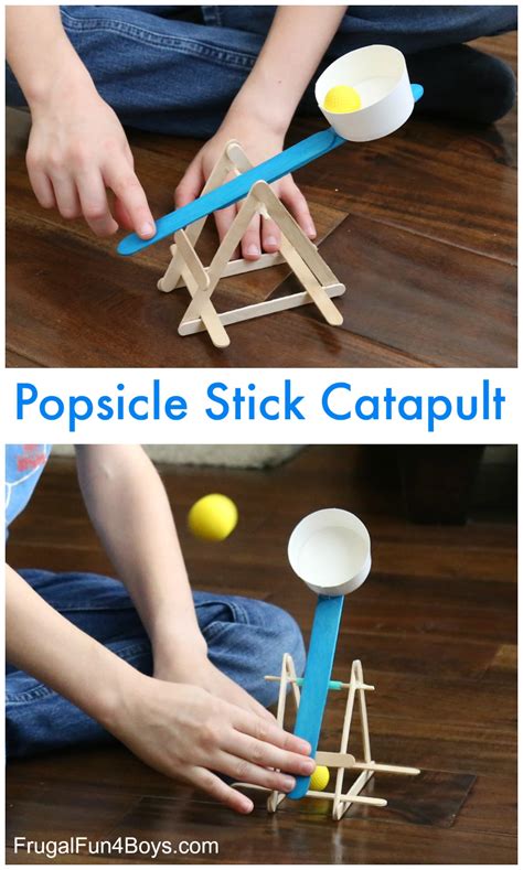 Stem Challenge For Kids Build A Catapult Out Of Popsicle Sticks Here