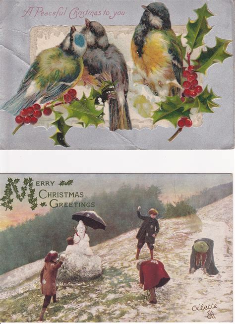 Madelines Memories Vintage Christmas Postcards