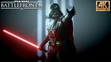 Darth Vader Gameplay Star Wars Battlefront 2 4k 60fps Youtube